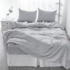 4 Pcs Bedding Sets Queen, Premium Linen Bedding Sheets & Pillowcases, Queen Bedding Sets, Cloud Bedding Sheet & Pillowcase Sets