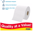 POM Bath Tissue;  Septic Safe;  2-Ply;  White (473 sheets/roll;  45 rolls)