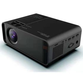 HD home wireless projector (Option: Black-Smart AI Android)